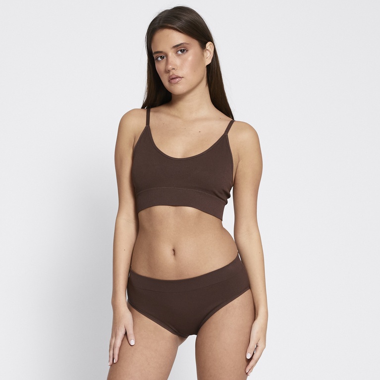 Soft ribbed bra "Rib Bra"